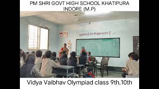 PM SHRI GOVT HIGH SCHOOL KHATIPURA INDORE [upl. by Harmonia]