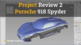 Autodesk Alias Tutorials I Project Review 2  Porsche 918 Spyder [upl. by Lorraine]