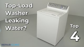 TopLoad Washer Leaking Water — TopLoad Washing Machine Troubleshooting [upl. by Chrysler]