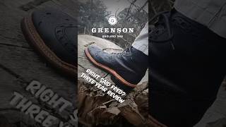 Grenson Fred Boots 3 years of wear 1 minute review [upl. by Lerred]