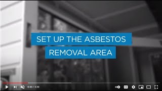 Video 2  Setting up your asbestos work area [upl. by Evin952]