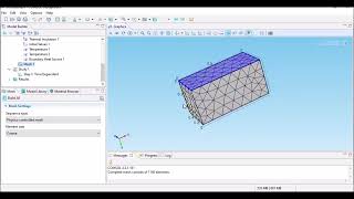 Heat transfer through a steel block01 [upl. by Putnem]