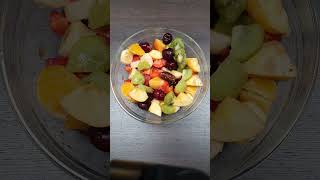 Fresh fruit salad  Easy healthy fruit salad Tamil [upl. by Broeker82]