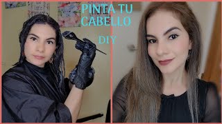 Como pintar el cabello en casa como una profesionalTips y másDIY [upl. by Eicyaj513]