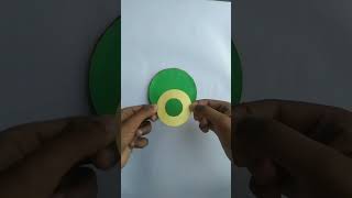 cardboard frisbee  how to make cardboard thrower  rubberband shooting toy shorts [upl. by Llenart]