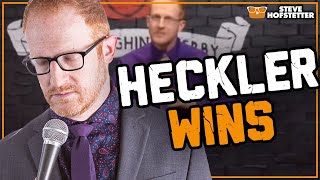 Steve Hofstetter Loses to a Heckler [upl. by Kale]