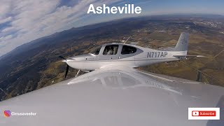 Flight to Asheville  Visiting Breweries  Appalachian Mountain Flying [upl. by Tandy]