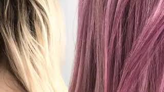 PASTEL PINK HAIR COLOR TRANSFORMATION  ROSE GOLD BALAYAGE [upl. by Svend]