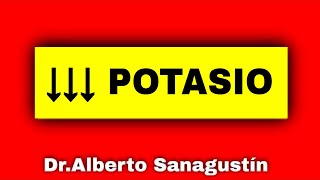 HIPOPOTASEMIA【Potasio BAJO】 causas síntomas ecg fisiopatología y tratamiento Hipokalemia [upl. by Ecnerwal]