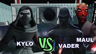 Di3 0 Kylo Ren vs Darth Vader and Darth Maul [upl. by Ttsepmet]