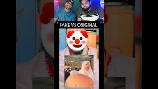 Fake vs original 🤣🤡funny teamck91 comedy teamckg93 youtubeshorts reactionshorts [upl. by Benedicta]