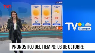 Pronóstico del tiempo Jueves 3 de octubre 2024  TV Tiempo [upl. by Geller53]