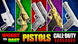 Vanguard Pistols Ranked WORST to BEST [upl. by Aneala817]