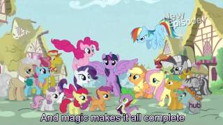 My Little Pony Theme Song With Lyrics  My Little Pony Friendship is Magic Song [upl. by Mackenie]