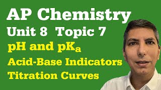 pH and pKa  Analyzing Titration Curves  AP Chem Unit 8 Topic 7 [upl. by Derf]