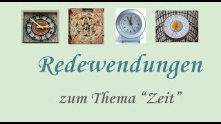 Die Zeit Redewendungen [upl. by Guise671]