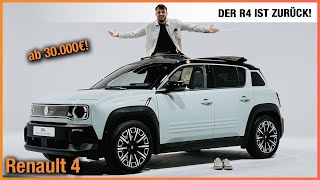 Renault 4 im Test 2025 Weltpremiere Der R4 ist zurück Review  Innenraum  Iconic  ETech Preis [upl. by Ondrea]