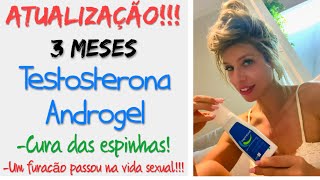 TESTOSTERONA ANDROGEL 3 meses de uso Mais alterações no corpo testosterona androgel hormônio [upl. by Ennazus249]