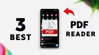 ✅ 3 Best PDF Reader and Editor For Android  Free pdf editor [upl. by Schnabel539]