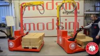 Modsim Ergonomics  Vaculex Piab  General Industry  Mobile Container Unloading Manipulators [upl. by Jaella]