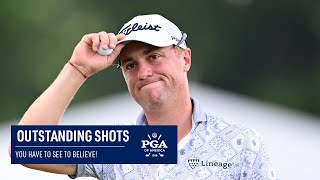 Golf Shots You Have To See To Believe  PGA Championship [upl. by Ludlow]