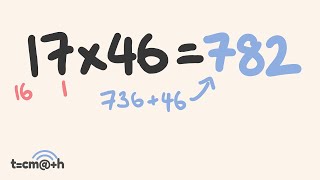 Multiplication Trick  A Different Way to Multiply [upl. by Annmarie]