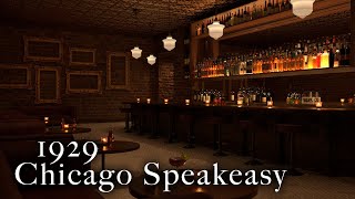 1929 Chicago Speakeasy ASMR Ambience of Golden Age Radio amp Bar Sounds for Studying Relaxing [upl. by Samuela]