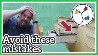 Drawer Slide Installation Tips Avoid these mistakes [upl. by Gnolb]