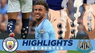 KYLE WALKERS SOCKS  HIGHLIGHTS  City 21 Newcastle [upl. by Notgnirrac321]