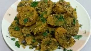 Methi muthiya recipe  Gujarati Steamed Methi muthiya recipe [upl. by Rufford645]