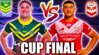 CUP FINAL Australia Kangaroos vs Mate Maa Tonga Official LineUps  Pacific Championships [upl. by Enyal]