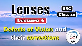 LENSES Lecture 5 Class 10 SSC  Defects of eye and their corrections  Maharashtra state board [upl. by Ateloiv]