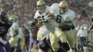 Classic Tailback  Jerome Bettis Notre Dame Highlights [upl. by Laughton499]