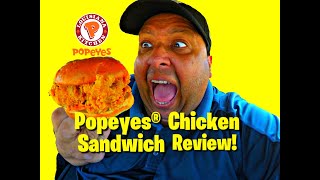 Popeyes Chicken Sandwich is Crunchy Crackly Deliciousness [upl. by Ferrel]