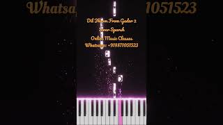 Dil Jhoom Jhoom Piano Cover Sanchit Telang coversong cover reels trending love [upl. by Vladimar]