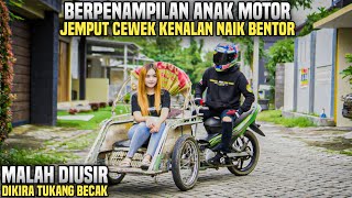 BERPENAMPILAN ANAK MOTOR TAPI JEMPUT CEWEK KENALAN NAIK BENTOR MALAH DIUSIR DIKIRA TUKANG BECAK [upl. by Redienhcs]