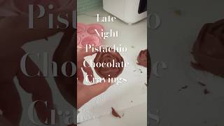 The famous Dubai chocolate made late night in rose ice trays lol dubaichocolate pistachio asmr [upl. by Nicolella231]