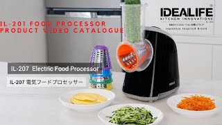 IDEALIFE 5in1 Food Processor IL207 Product Video Catalogue [upl. by Gaile]