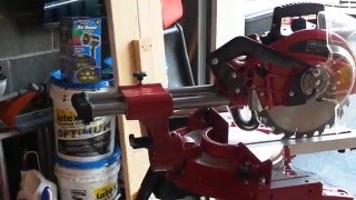 General International 10 inch Sliding Miter Saw Review [upl. by Neils]