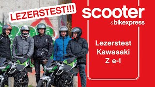 Kawasaki Z e1 Lezerstest  Scooterampbikexpress [upl. by Papert]