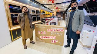 TCL LED 4k HDR TV unboxing 55 inch Google Tv Dekhy kesy karty he [upl. by Englebert751]