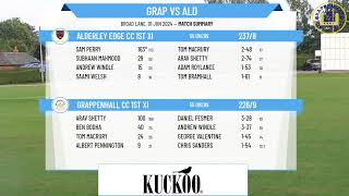 Grappenhall CC 1st XI v Alderley Edge CC 1st XI [upl. by Adnileb]