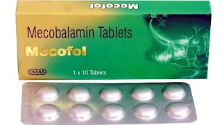 Mecofol tablet Uses in HindiMecobalamine tabletBenefits amp Side effectDosage And How to use [upl. by Sulecram81]