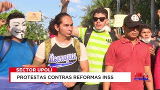 Así empezó las protestas en la UPOLI contra reformas INSS el 19 de Abril 2018 [upl. by Chisholm675]