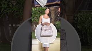 Nora Fatehi ka exclusive crystal bag youtubeshorts bollywood style fashion norafatehi [upl. by Ielerol]