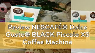 Review NESCAFÉ® Dolce Gusto® BLACK Piccolo XS Coffee Machine [upl. by Tellford662]