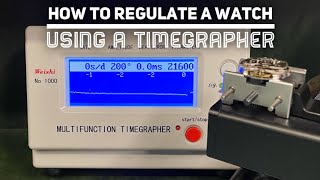 How to Regulate a Watch with a Timegrapher [upl. by Holey]