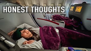 Is Qatar Airways Business Class Worth The Hype Full Review [upl. by Petronille]