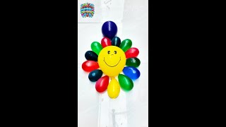 ASMR Various Water Colors  Happy Smiling Balloon Pop Reverse asmr balloonpopping [upl. by Norford]