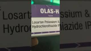 Tab OlasHLosartan 50mg and Hydrochlorothiazide 125mg [upl. by Nimad203]